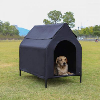 AmazonBasics Elevated Portable Pet House - Medium