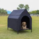 AmazonBasics Elevated Portable Pet House - Medium...