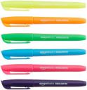 AmazonBasics Highlighter - Chisel Tip, Pack of 12 (Multicolor)...