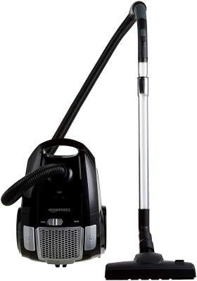 AmazonBasics Vacuum Cleaner with Power Suction (3L Reusable Dust Bag, Black)