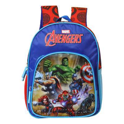 Avengers Polyester 23 cms Blue School Backpack
