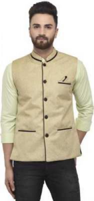 BENSTOKE Sleeveless Self Design Men Jacket