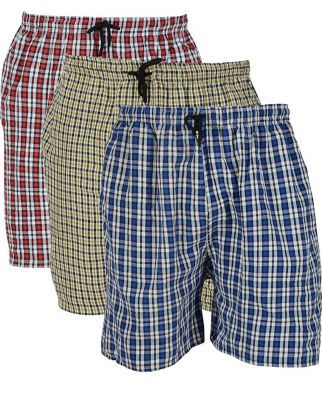 BIS Creations Men's Cotton Boxer (Shorts Pack Of 3_Multicolor_Large):