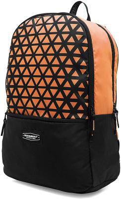 BOOMBOLT Unisex Polyester 22 L Orange Casual Water Resistant Backpack