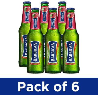 Barbican Non-Alcoholic Malt Beverage - 330ml, Pack of 6 (Watermelon)
