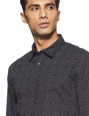 Beat London by Pepe Jeans Men's Checkered Slim Fit Casual Shirt