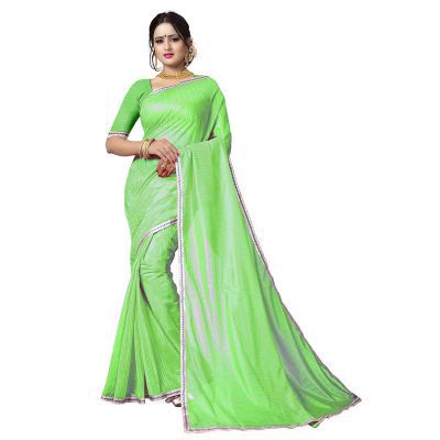 Being Banarasi womens poly silk solid saree