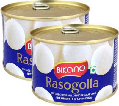 Bikano Rasgulla Tin (2 x 500 g)