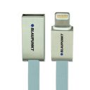 Blaupunkt Highly Durable Certified Lightning to Lightning to USB 2.0 Flat Cable with High Speed Charging and Quick Data Sync for All USB Powered Devices...