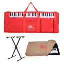 Blueberry KB41 Padded Keyboard Bag,Dust cover& Stand Compatible with Casio CTK-2550 Keyboard (RED)...