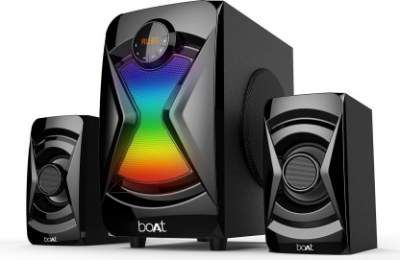 BoAt Blitz 1500 Multimedia 50 W Bluetooth Home Theatre (Premium Black, 2.1 Channel)