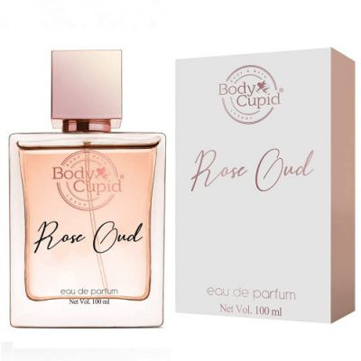 Body Cupid Rose Oud Perfume for Women - Deep Intense Fragrance - 100 ml