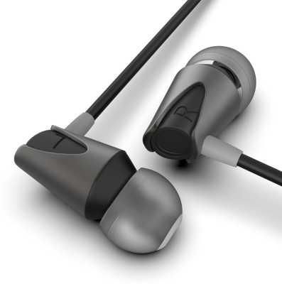 Boult Audio BassBuds Storm Wired Headset with Mic (Black, Grey, In the Ear)