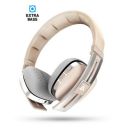 Boult Audio ProBass Stella Over-Ear Wireless Bluetooth Headphones with Mic & Noise Cancellation, Headset with Long Battery Life (Beige)...