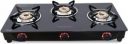 Butterfly Rapid 3 Burner Glass Manual Gas Stove (3 Burners)...