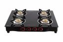 Butterfly Smart Glass 4 Burner Gas Stove...