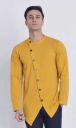 COBIO MAN Men Solid Casual Mandarin Shirt...