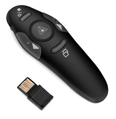 Cables Kart USB Wireless Remote Control Professional Laser Pointer Presenter Slide Changer Controller for Powerpoint PPT Slide Presentation