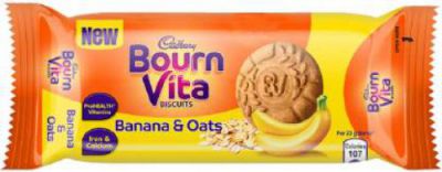Cadbury Bournvita Banana and Oats Biscuits (46.5 g)