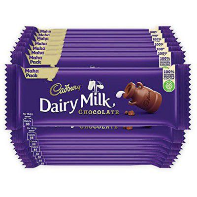 Cadbury Dairy Milk Chocolate Bar, 52 g Maha Pack (Pack of 15),780 gram