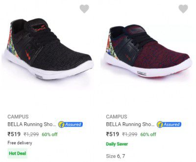 Campus Womens Footwear Startig @ ₹459/-