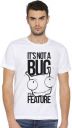 Canis Printed Men Round Neck Multicolor | It's not a Bug, its Feature T-Shirt...
