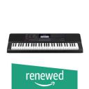 (Renewed) Casio CTX700 61-Key Touch Sensitive Portable Keyboard with Power Supply...