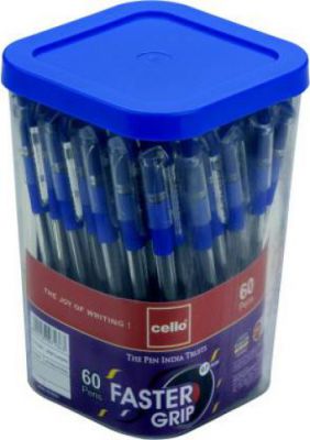 Cello Faster Grip Ball Pen (Pack of 60)