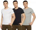 Chromozome Men's Plain Regular Fit T-Shirt (Pack of 3)...
