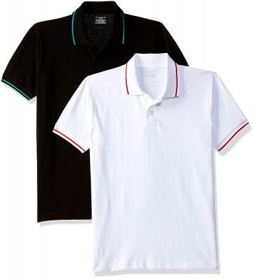 Chromozome Men's Regular Fit Polo T-Shirt (Pack of 2)
