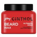 Cinthol Beard Wax Ultimate Hold (Alcohol-Free), 50ml...