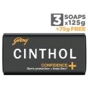 Cinthol Confidence+ Bath Soap, 125g (Pack of 3) + 75g FREE
...