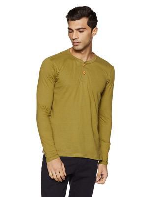 Cloth Theory Men's Solid Regular Fit T-Shirt