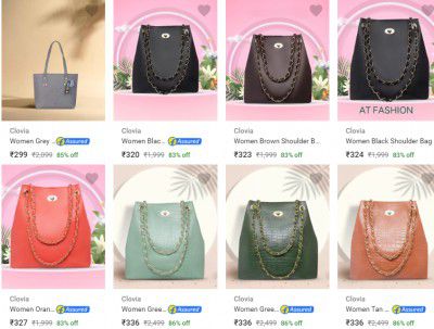 Clovia Handbags Upto 85% Off | Starts at Rs 299