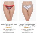 Clovia Women's Bikini Panty up to 70% off...