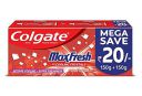 Colgate Max Fresh, Spicy Fresh Red Gel Toothpaste - 300gm, Saver pack...