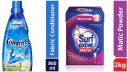 Comfort After Wash Morning Fresh Fabric Conditioner, 860 ml & Surf Excel Matic Front Load Detergent Powder, 2 kg Combo...