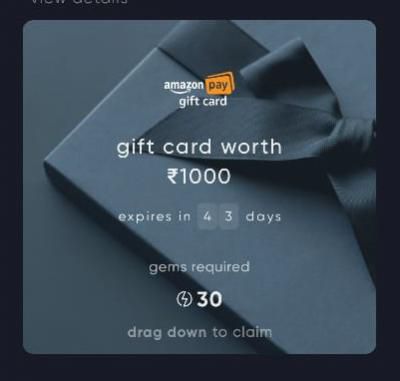 Cred: Free Amazon Pay Giftcard of Rs.1000 