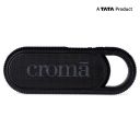 Croma Hook On 2W Portable Wireless Speaker with mic, Up to 4H Music Playback time, Design for Style and Portability (CRER2107, Black)...