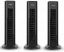 Crompton Air Buddy Kitchen Pack of 3 0 mm Tower Fan (Black, Pack of 3)...