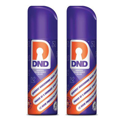 DND Nanosol Flying Insect Killer | Mosquito Repellent Spray | Pack of 2-60ml Each