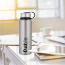 DUBBLIN Turbo Premium Stainless Steel Double Wall Vacuum Insulated Water Bottle, Thermos Flask (Silver ,1100 ML)...