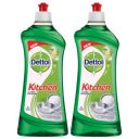 Dettol Kitchen Dish and Slab Gel Lime Splash - 750 ml (Pack of 2)...