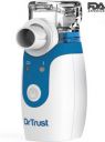 Dr Trust Portable Ultrasonic Mesh Nebulizer Machine Cool Mist Inhaler for Children and Adults (White)...