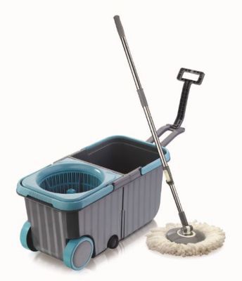 Dreamline Twin Tub Mop Bucket with Wheels - One Refill Free (Blue) Online at Low Prices in India - Paytmmall.com