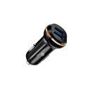 Dyazo 2.4 Amp Dual Port USB Car Charger  (Black)...