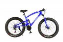Endless 26T Fat Tyre Double Suspension Mountain Bike (Mat Blue)...