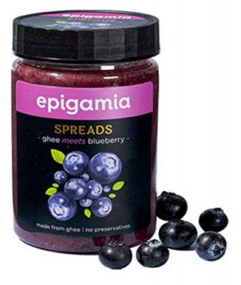 Epigamia Spreads, Made from Ghee, Source of Omega 3, Blueberry - 250g