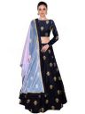 Ethvilla Womens Silk Embroidred Lehenga choli with Dupatta (Maroon, Free size)...