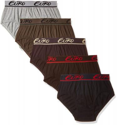 Euro Men's Cotton Brief (Pack of 5)